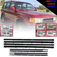 ยางรีดน้ำ ยางขอบกระจก รุ่น โตโยต้า แลนครุยเซอร์ TOYOTA LANDCRUISER FJ80 ปี 1990 - 1997 ตัวนอก + ตัวใน 8 เส้น (สินค้าพร้อมส่ง)