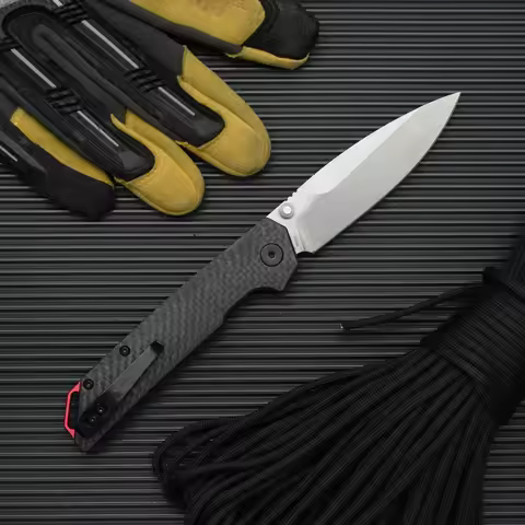 2038 knife m390 steel Carbon fiber outdoor camping Hunting survival tactical EDC Defense utility poc