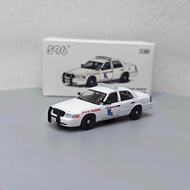 596 1: 64 Ford Crown Victoria-Louis Anna Police Station Alloy Car Model Gift
