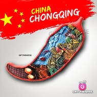 CHINA travel gift cantik & murah READY STOCK 冰箱贴 magnet peti ais beijing shanghai hangzhou