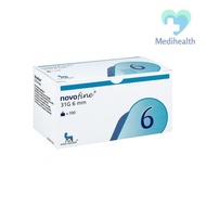 NOVOFINE Blue Insulin Needle 6MM 31G (100'S) 1 BOX