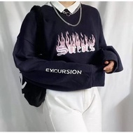 STREETS EXCURSION SWEATER OVERSIZE OBLONG CREWNECK Wanita