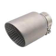 Car Exhaust Muffler Tips Pipe Systems Accessories Stainless Steel Muffler Tip Exhaust 63mm Sound Wea