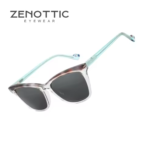 ZENOTTIC 2026 New Trend Polarized Sunglasses Acetate Cat Eye Sun Glasses Ladies Classical Shades for