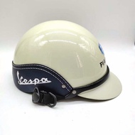 หมวกกันน็อก Piaggio Vespa บัฟเฟอร์แรงดันสูงที่ถอดออกได้และล้างทำความสะอาดได้ขี่หมวกกันน็อคครึ่งขนาดเ