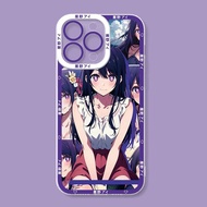 Anime Oshi no Ko Ai Hoshino 8plus/x/xs/11/12/pro/max/plus/promax square edge iphone case