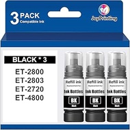522 Black Ink Bottle Refill Compatible Epson T522 522 Black Ink Work for Epson ET-2720 ET-2800 ET-28