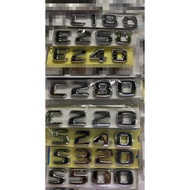 Mercedes Benz Letters Numbers LOGO Brand Emblem STICKER 3M BADGE CHORME C180 E250 E240 C280