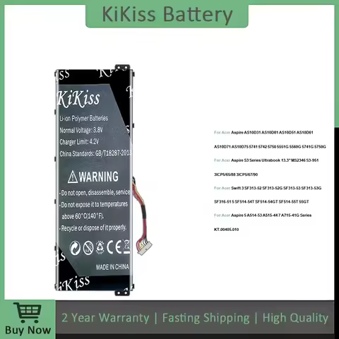 Battery For Acer Aspire AS10D31 Aspire 5 A514-53 S3 For Series Ultrabook 13.3" MS2346 S3-951 For Swi