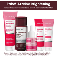 Paket Azarine Active Bright 5pcs - Brightening Mencerahkan Menyamarkan Flek Hitam