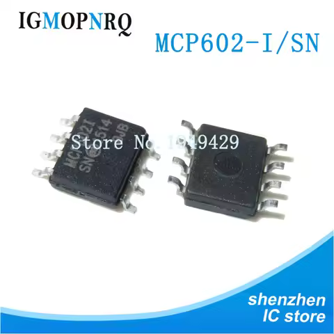 10PCS MCP601-I/SN MCP602-I/SN MCP6002-I/SN MCP6022-I/SN MCP6002 MCP601 MCP602 MCP6022 SOP-8 l can be