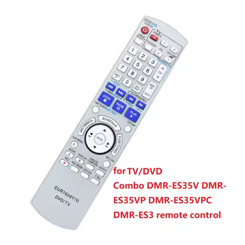 EUR7659Y70 Remote Control For Panasonic TV/DVD Combo DMR-ES35V DMR-ES35VP DMR-ES35VPC Spare Part