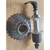 Hub suntour xc 32 japan hole + sprocket