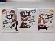 進擊的巨人 Sanrio 特典卡 艾連 米卡莎 阿爾敏 約翰 莎夏 艾爾文