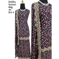 Kain Pasang Dobby Sulam Biku Bidang 45 Kain Dobby Sulam Lace
