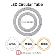 โคมไฟกลม LED 205Mmg10q ท่อวงกลม LED แบบกลม4ขาหลอดไฟ LED เปลี่ยนสีได้ T9หลอดไฟฟลูออเรสเซนส์เปลี่ยนเป็นสีได้