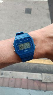 Casio F-91W 藍色手錶