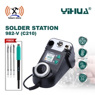 MATA SOLDERING STATION YIHUA 982-V (C210) WITH 3 TIPS ORIGINAL - YIHUA 982-V C210 SOLDERING STATION 