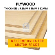 PAPAN PLYWOOD 5MM 9MM 12MM / PLAIN PLYWOOD / PANEL PAPAN KAYU