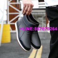 【可開發票】~雨鞋 雨鞋男夏季韓國短筒低幫雨靴防滑耐磨水鞋工作膠鞋防水時尚套鞋
