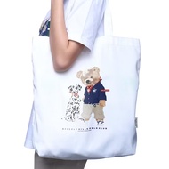 AUTHENTIC! Beverly Hills Polo Club - Classic White Tote Bag (assorted designs)