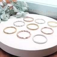 ART64 Sterling Silver Square Line Ring Handmade Tail