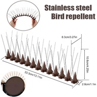 33cm Bird Proof Pad Stainless Steel Bird Repellent Balcony Roof Bird Repellent Animal Repellent