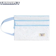 THALIACT File Bag, A4/A5 Polka Dot Design Handbag, Cartoon Large Capacity Three Layers Exam Papers S