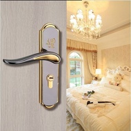 AFEuropean Door Lock Indoor Bedroom Door Lock Toilet Handle Lock Timber Door Lock Suit Pressure Handle Lock Free Shipping