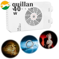QUILLAN RGB LED Camera Light, 40W 2800-9000K Mini LED Video Lamp, Multi-functional Adjustable CRI/TL