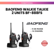 BAOFENG 5WB BF-888S 1Pair [ 2 Units ] Outdoor Waterproof Walkie Talkie 16 Channel 5KM Range