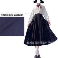 JK Uniform Solid Color Pleated Skirt Traditional JK Uniform Skirt Student High Waist Japanese Style 