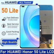XD 6.67 "คุณภาพสูงสำหรับ Honor 50 Lite จอแสดงผล LCD ทัชสกรีนดิจิไทเซอร์แบบสัมผัสสำหรับ Honor 50 Lite