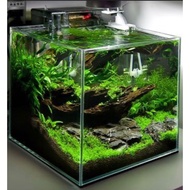 Aquarium cube tank 1*1*1 feet (30*30*30cm)💙🐟Jualan Murah🎉📢