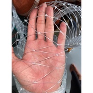 [combo 10m-5m]White ribbed net, trawl net, super durable trellis net, 2.5m wide (Unit price 1m to) M
