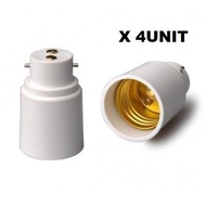B22 to E27 Bulb Base Socket Converter Adaptor x 4 pcs