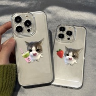 Funny Cute Cat Meme Case for VIVO Y21 Y20 Y17S Y35 Y51S Y16 Y1s Vivo Y22 Y51 Y95 Y91 Y19 Y50 V27 V23