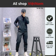 Lining Ae Shop MK897 branded men's sports Set, super warm fleece long-sleeved zip-up autumn-winter c