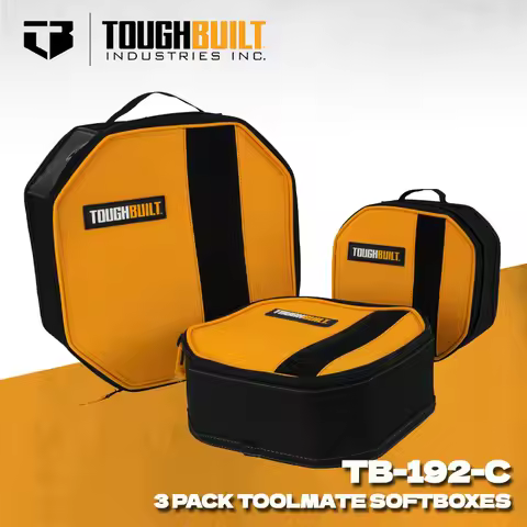 TOUGHBUILT TB-192-C 3 Pack Toolmate Softboxes Hardware Maintenance Parts Organizer Toughbuilt Bag To