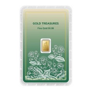 Ausiris ทองคำแท่ง 99.99% น้ำหนัก 1 g Gold Treasures ลายการ์ดดอกมะลิ - Ausiris, Home &amp; Garden