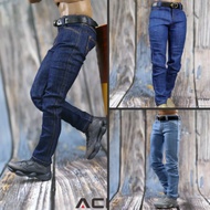 ACNTOYS 1/6 Trendy Soldier Doll Men's Slim Jeans ACN001 Model Toy Costume Ready Stock