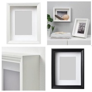 VASTANHED Deep Frame Photo Frame  , black / White 20x25 cm / 30x40 cm