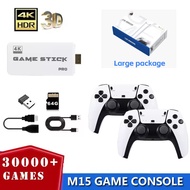 M15 4K Game Stick Retro Video Game Console 2.4G Gamepad Controller 128G 30000 Games HDMI