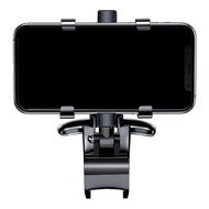Universal Car Dashboard Rear View Mirror Holder Spring Clamp Anti Slip 360 Rotation For Multiple Model Handphone