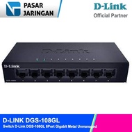 Cheapest D-LINK DGS-108GL 8 Port Gigabit Metal Unmanaged Desktop Switch