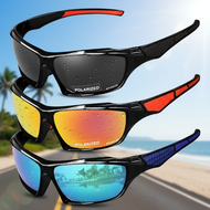 Sports sunglasses with UV400 polarized lenses, windproof, suitable for outdoor activities such as cy