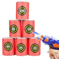 24 hours to deliver goodsTarget 6 Pcs Bullets For Nerf Shooting Toy Gun Target Game Children Outdoor Toy Accessories