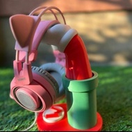 Creative Mario Arm Shape Headphone Holder 3D Printing Desktop Headphone Storage