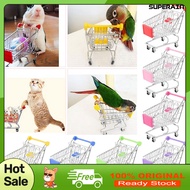 SPR♘Mini Lovely Cart Trolley Small Pet Bird Parrot Rabbit Hamster Cage Playing Toy