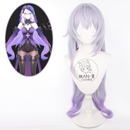 Jecarden Black Swan HSR Cosplay Wig 95cm Long Light Purple Gradient Wig Cosplay Anime Cosplay Wigs H